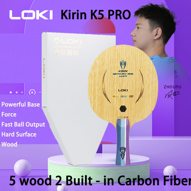 Stiga Carbon Blade - LOKI Kirin K5 PRO 5 Kayu
