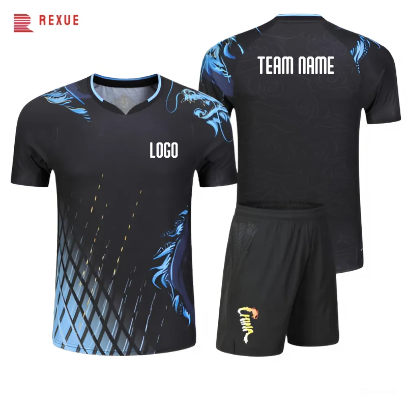 Table Tennis Uniform - Kaus Badminton Pria Wanita, baju atasan