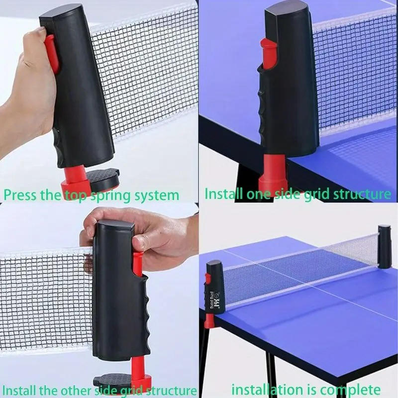 Table Tennis Practice - Jaring Tenis Meja Retraktil 2025, Rak