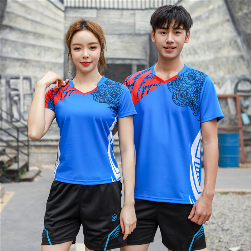 Kaus Tenis Baru Pria/Wanita, K - Table Tennis Uniform ulasan dan harga