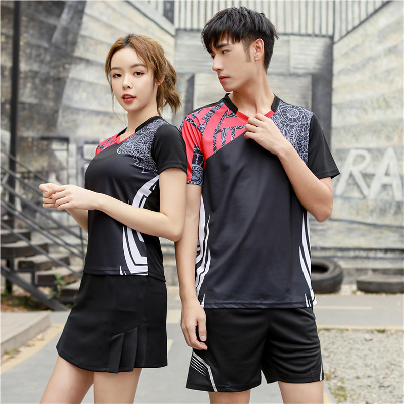 Kaus Tenis Baru Pria/Wanita, K - Table Tennis Uniform ulasan dan harga