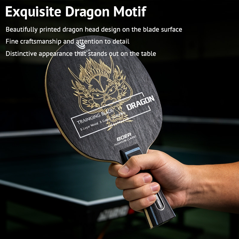 BOER DRAGON Pisau Tenis Meja 5 - Stiga Carbon Blade ulasan dan harga