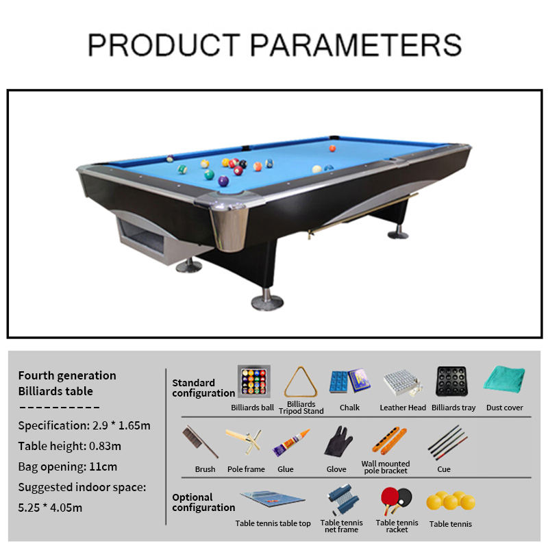 Meja Biliar Modern 9 Kaki Stok - Table Tennis Games ulasan dan harga