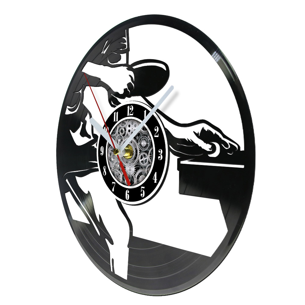 Jam Dinding Vinyl LP Tenis Mej - Table Tennis Live ulasan dan harga