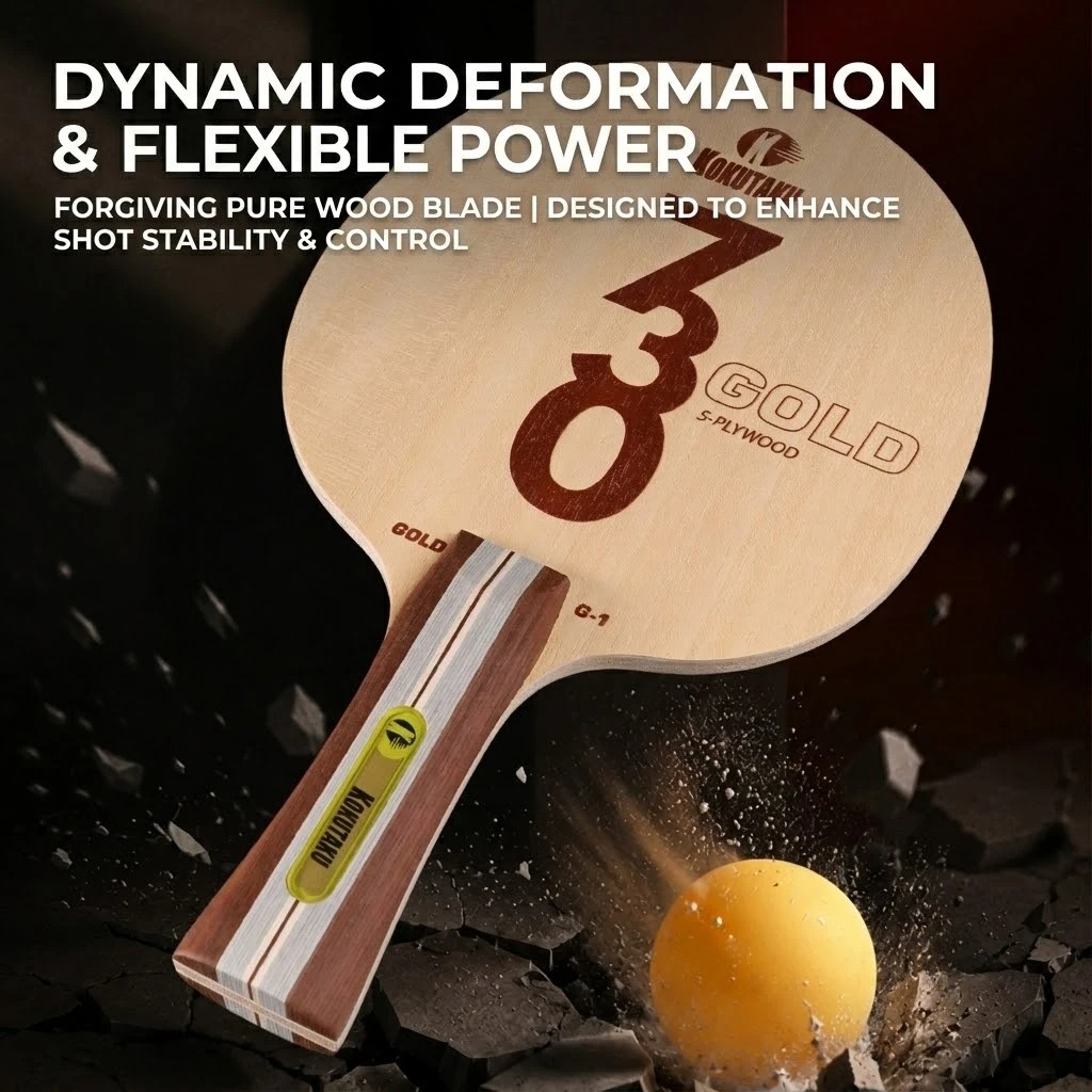 Blade Tenis Meja Kokutaku FL 7 - Table Tennis Practice ulasan dan harga