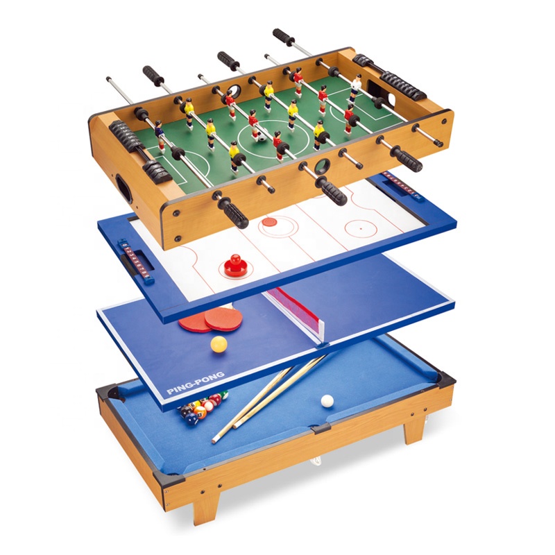 Meja Permainan Mini 4 in 1, Bi - Table Tennis Games ulasan dan harga