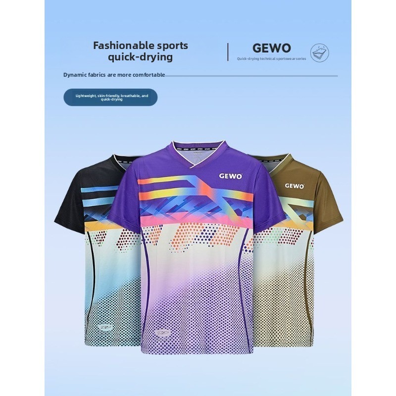 Seragam latihan tenis meja pro - Table Tennis Uniform ulasan dan harga
