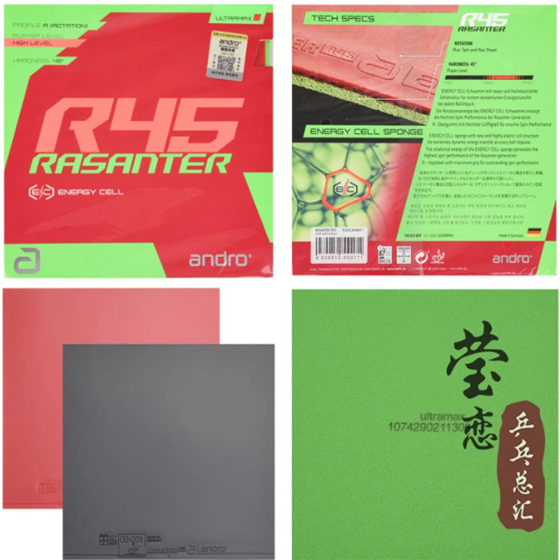 Andro Rasanter R45 47 50 C45 4 - Table Tennis Games ulasan dan harga
