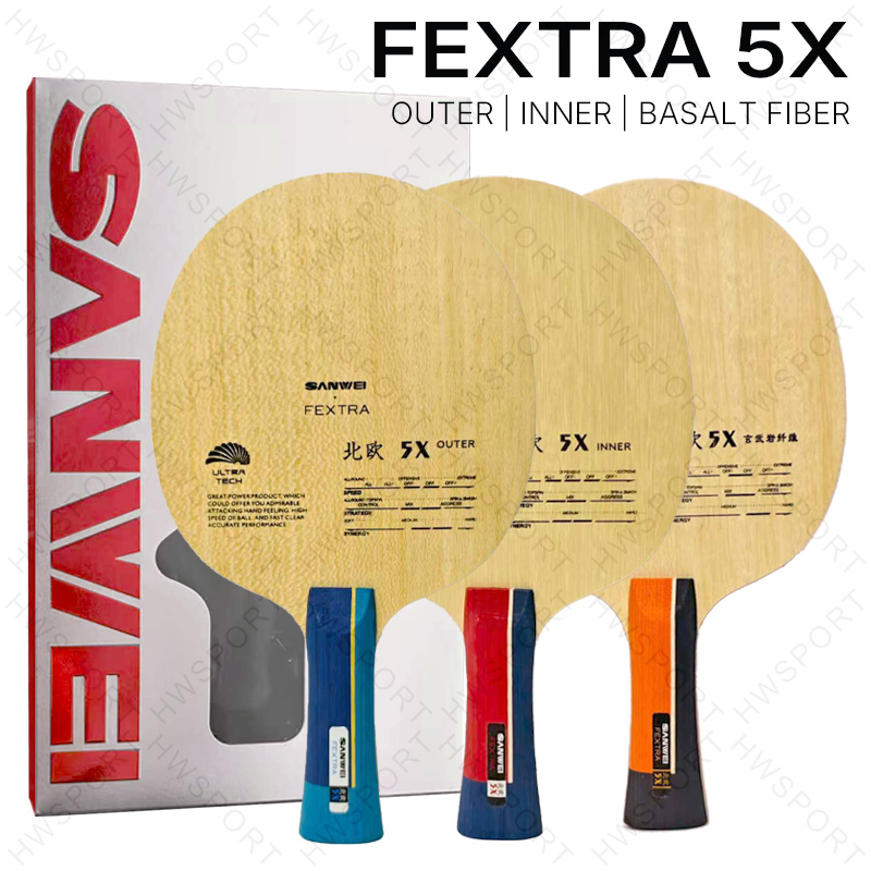SANWEI FEXTRA 5X Pisau Tenis M - Stiga Carbon Blade ulasan dan harga