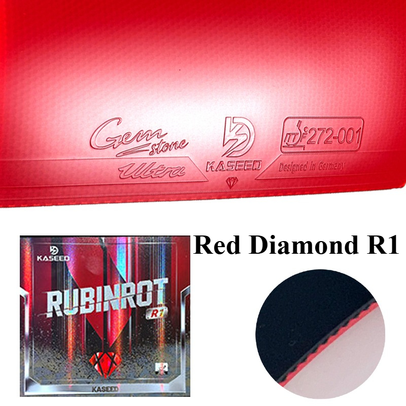 KASEED Red Diamond R1 Karet Te - Table Tennis Games ulasan dan harga