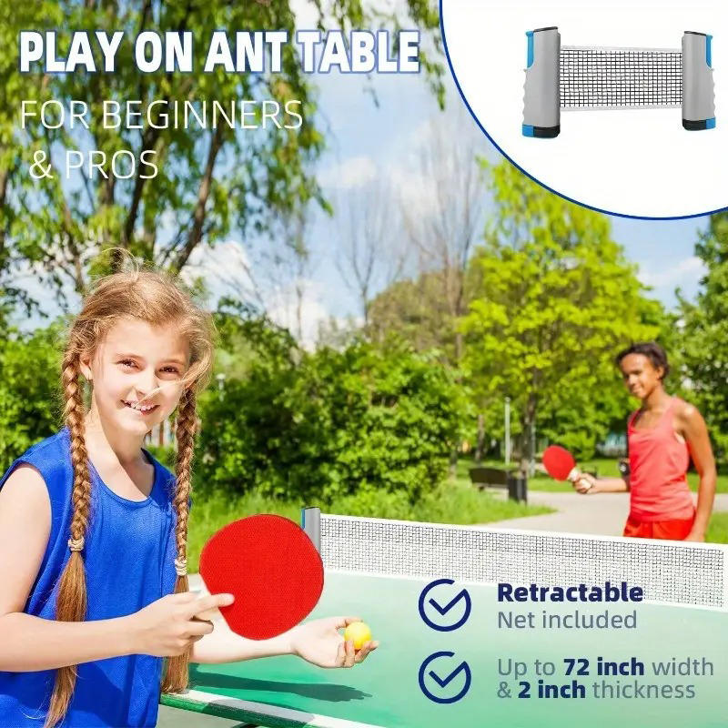 Jaring Tenis Meja Retraktil 20 - Table Tennis Practice ulasan dan harga
