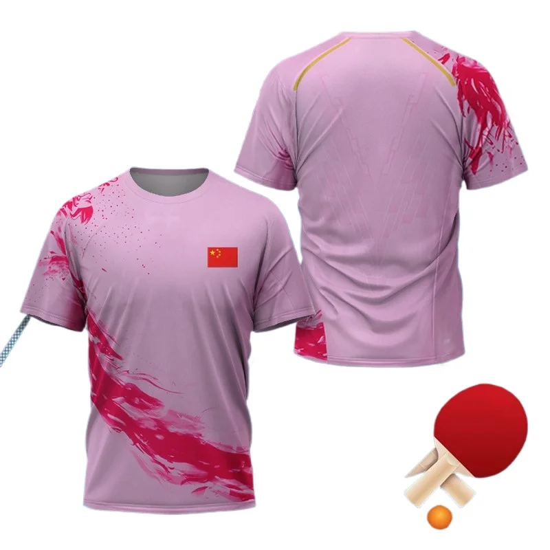 Kaus Grafis Tenis Meja CHINA D - Table Tennis Uniform ulasan dan harga