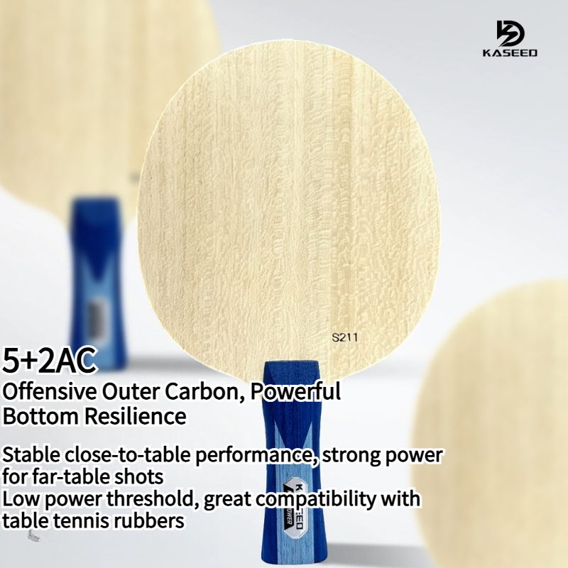 KASEED S211 King Power 7-Ply O - Stiga Carbon Blade ulasan dan harga