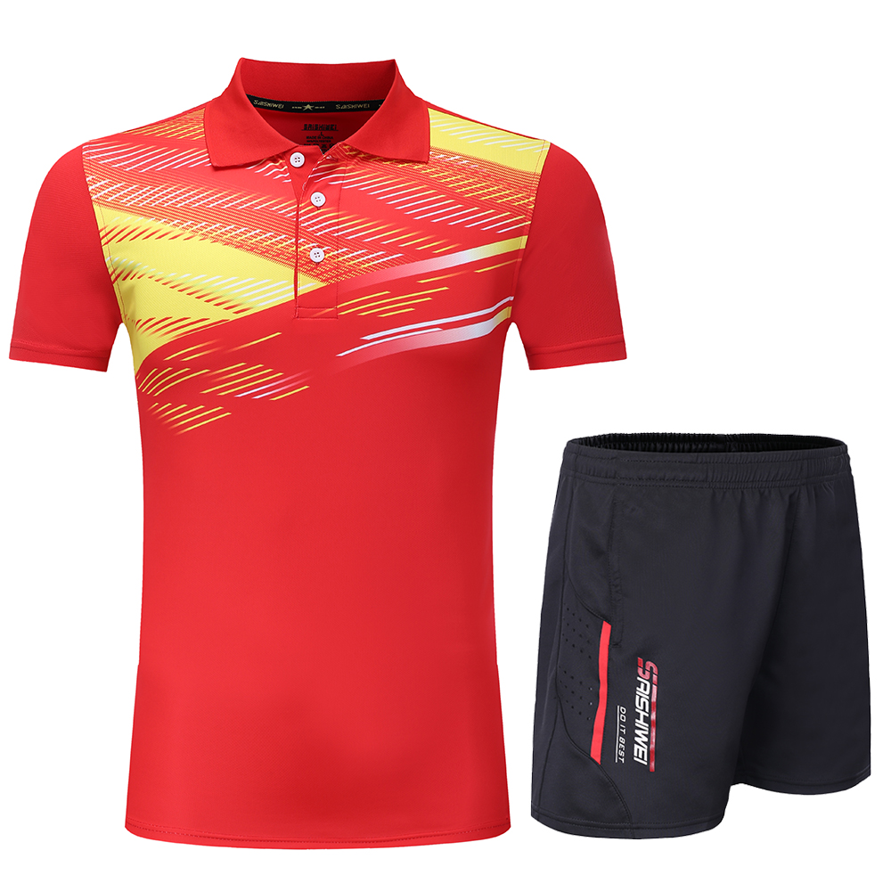 Kaus Tenis Meja pria wanita, s - Table Tennis Uniform ulasan dan harga