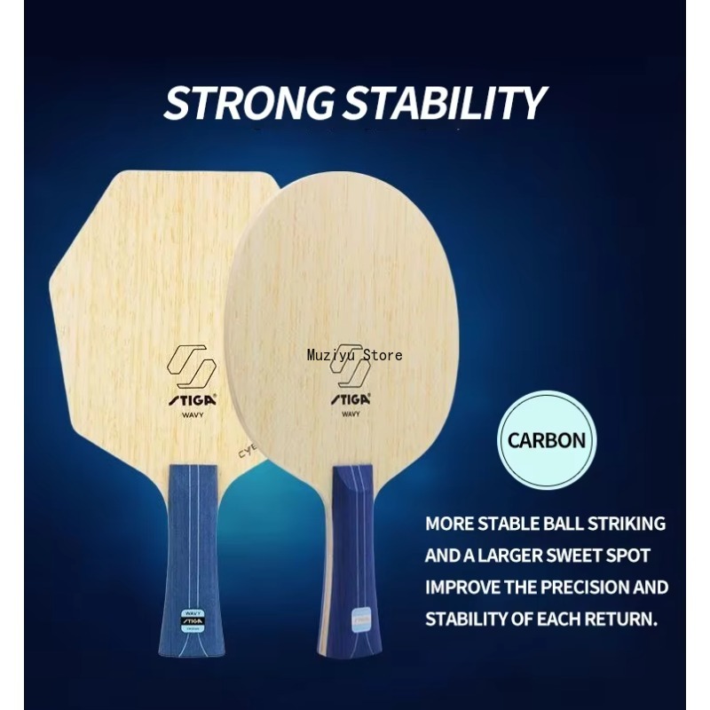 Blade Tenis Meja STIGA Wavy Ul - Stiga Carbon Blade ulasan dan harga